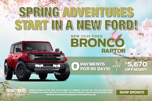 NEW 2025 FORD BRONCO RAPTOR