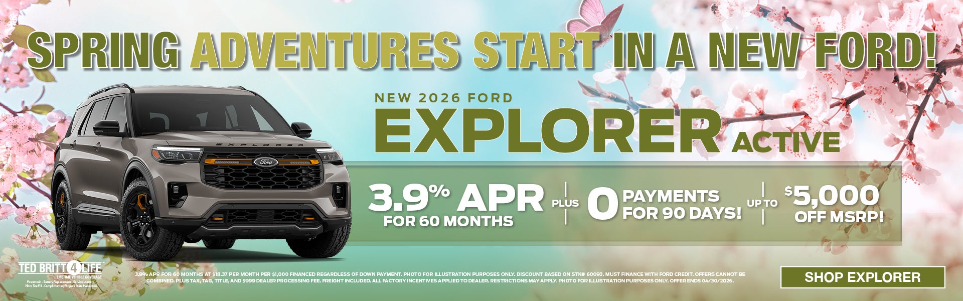 NEW 2026 FORD EXPLORER