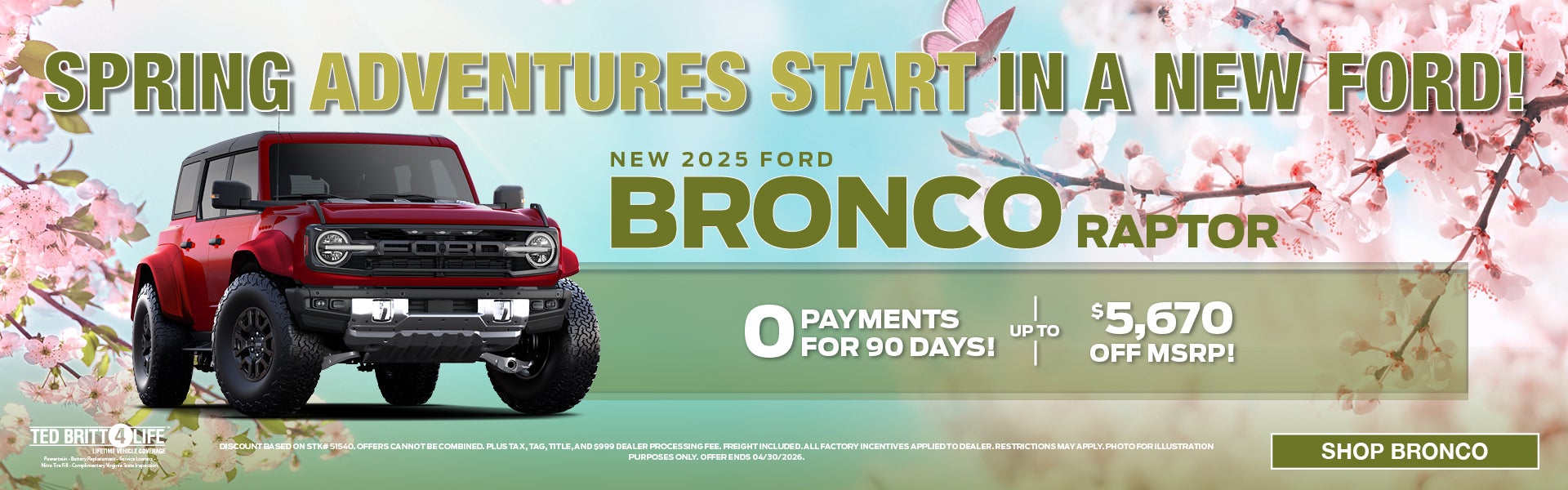 NEW 2025 FORD BRONCO RAPTOR