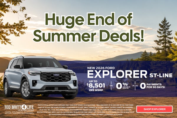 NEW 2026 FORD EXPLORER