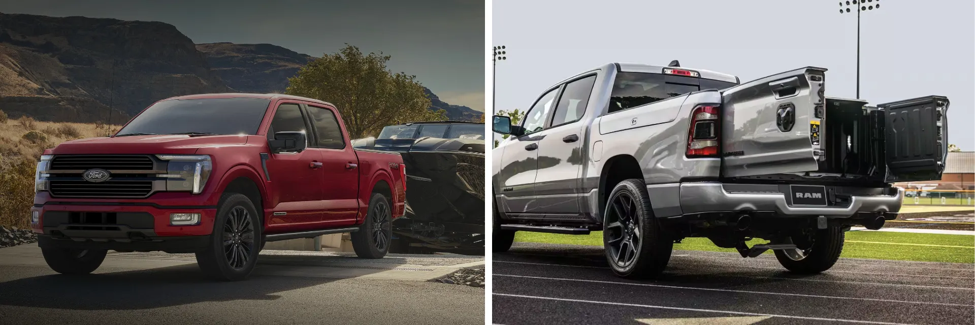Ford F-150 vs RAM 1500 Towing Capabilities