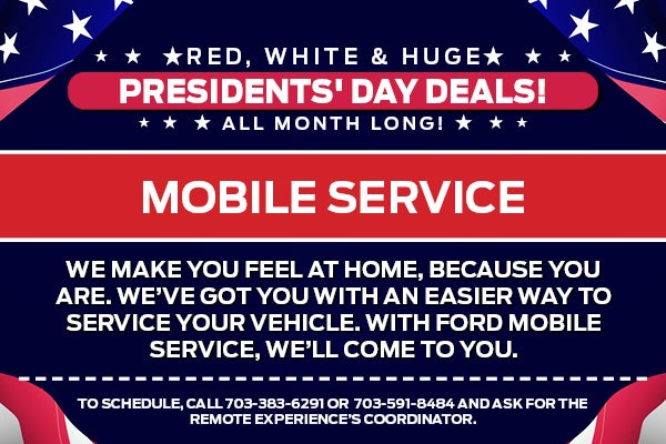 Mobile Service Available!