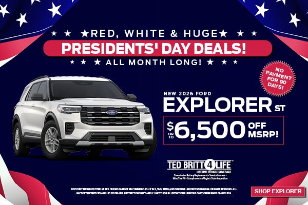 NEW 2026 FORD EXPLORER ST