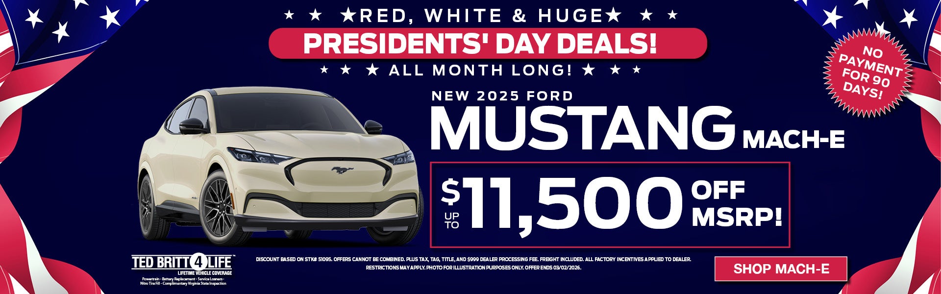 NEW 2025 FORD MUSTANG MACH-E