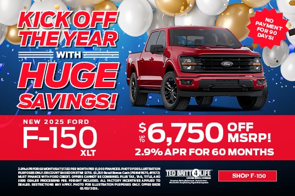 NEW 2025 FORD F-150 XLT