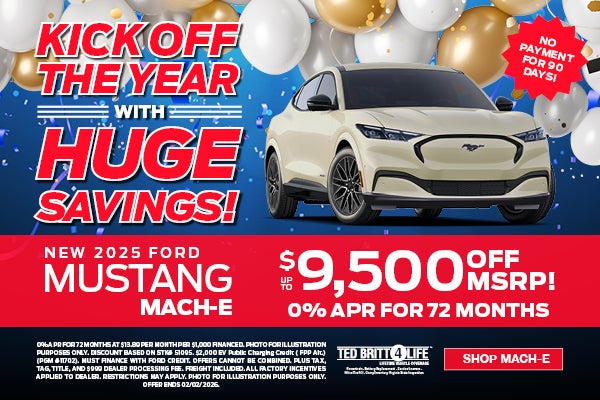 NEW 2025 FORD MACH-E