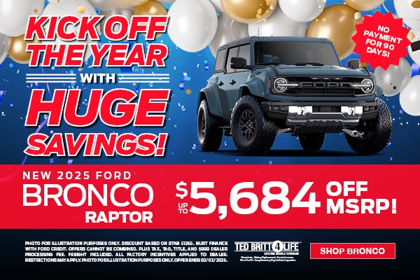NEW 2025 FORD BRONCO RAPTOR