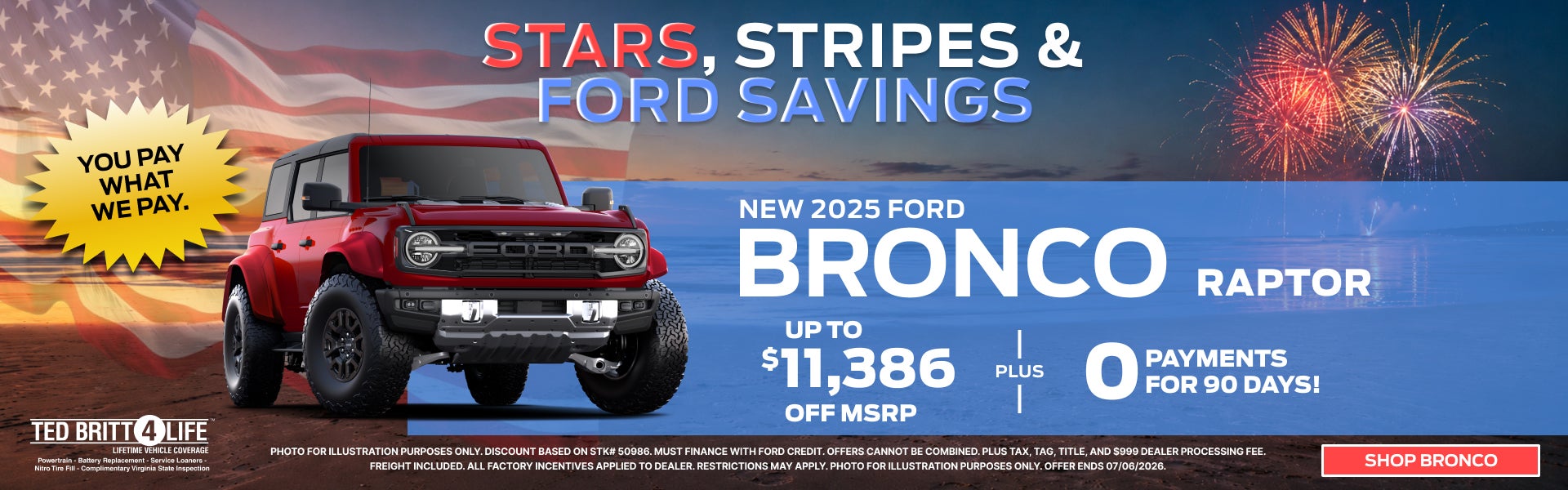 NEW 2025 FORD BRONCO RAPTOR