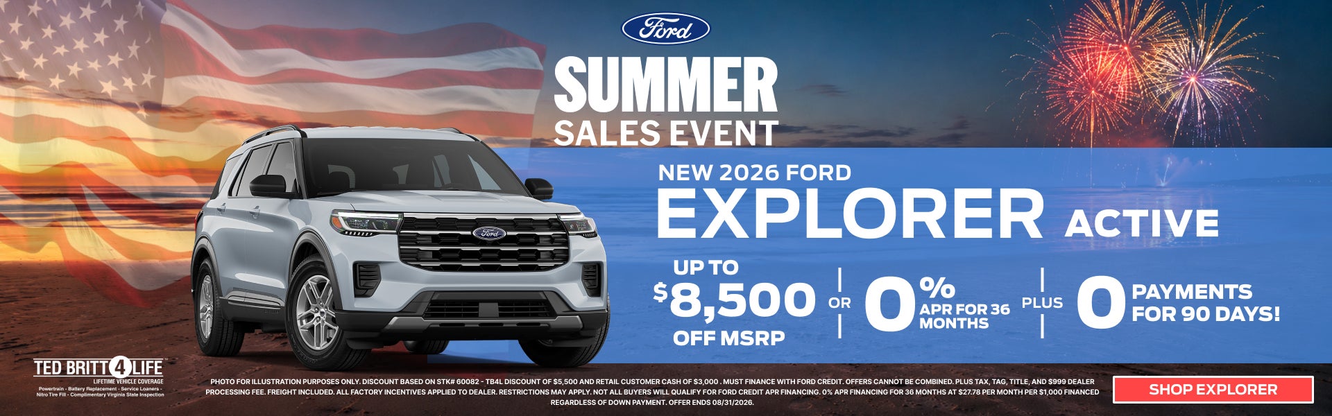NEW 2026 FORD EXPLORER
