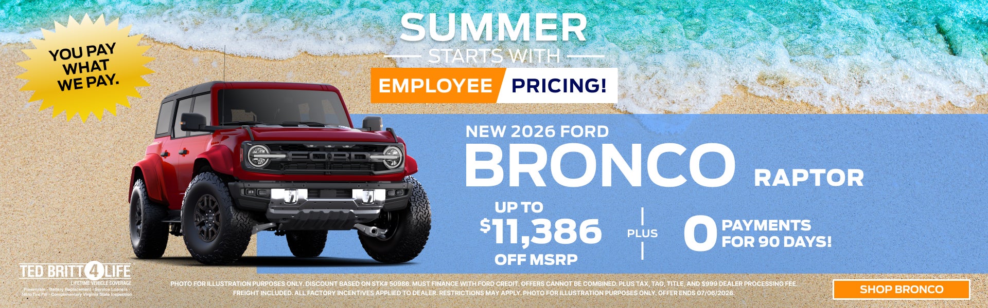 NEW 2025 FORD BRONCO RAPTOR