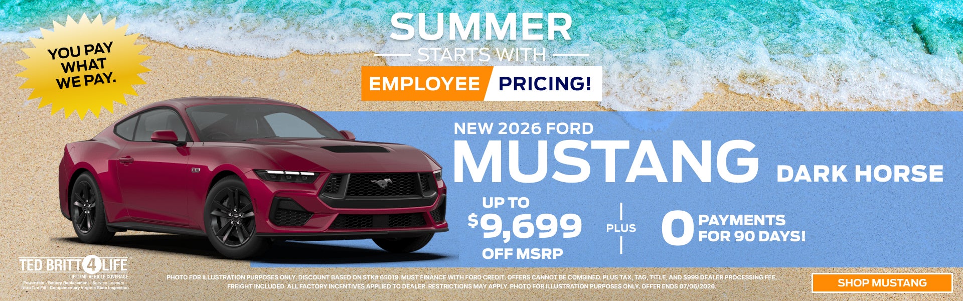 NEW 2026 FORD MUSTANG