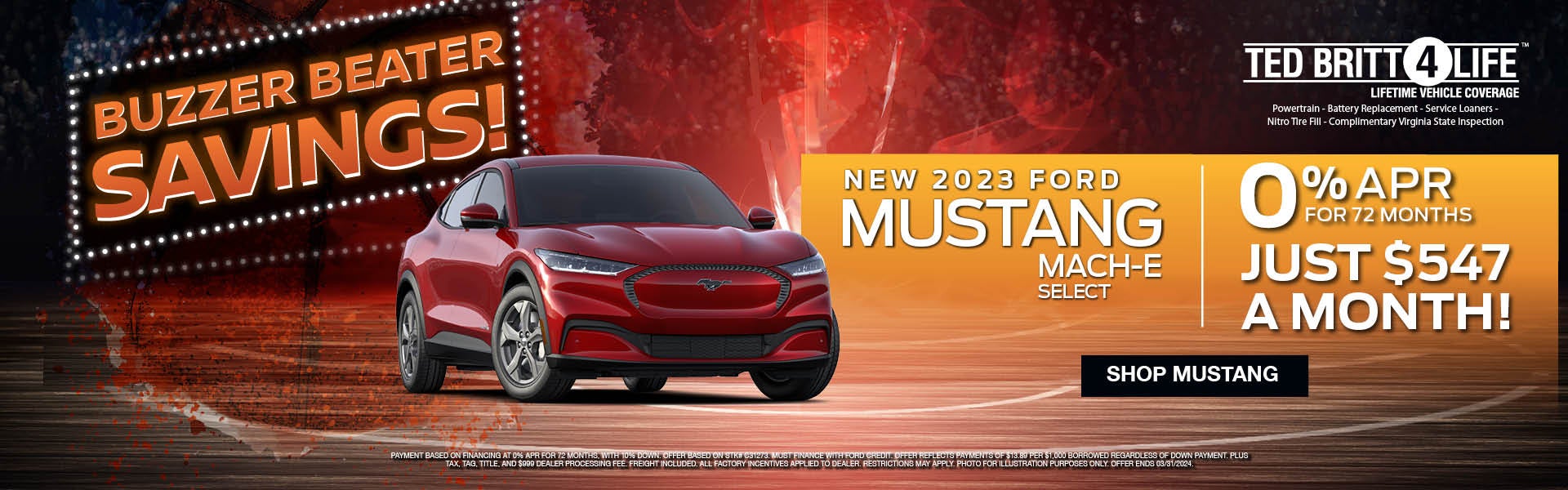 NEW 2023 FORD MUSTANG MACH-E SELECT