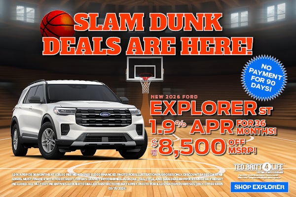 NEW 2026 FORD EXPLORER
