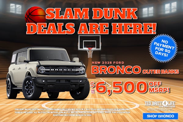 NEW 2025 FORD BRONCO OUTER BANKS