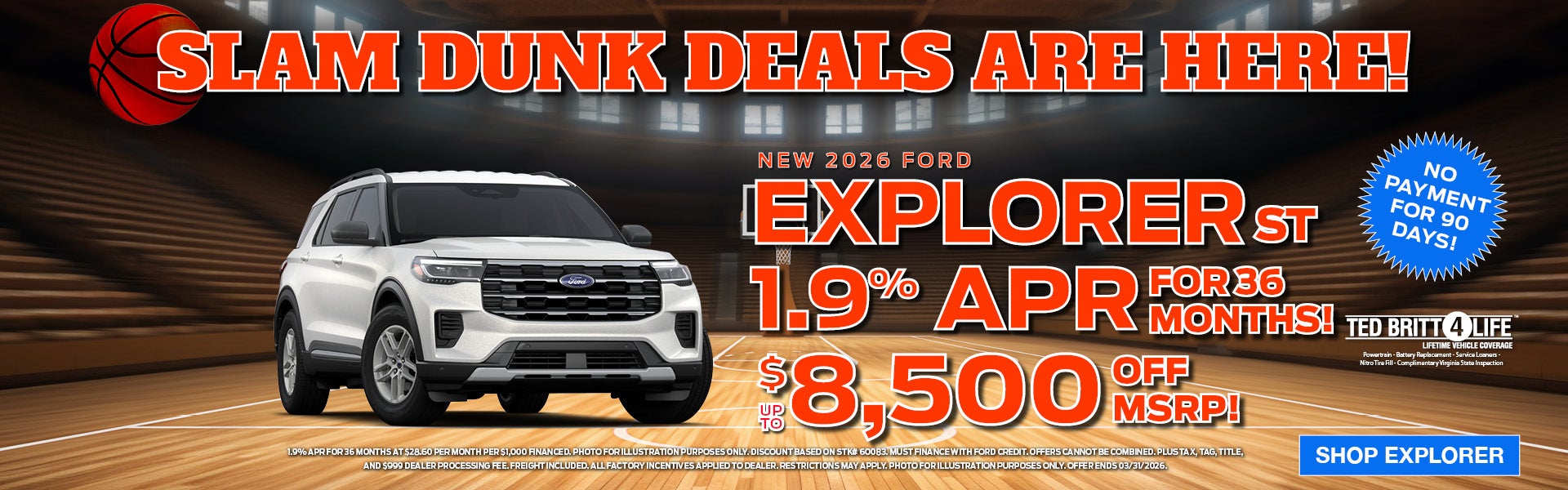 NEW 2026 FORD EXPLORER ST