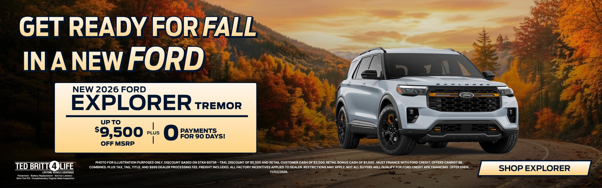 NEW 2026 FORD EXPLORER