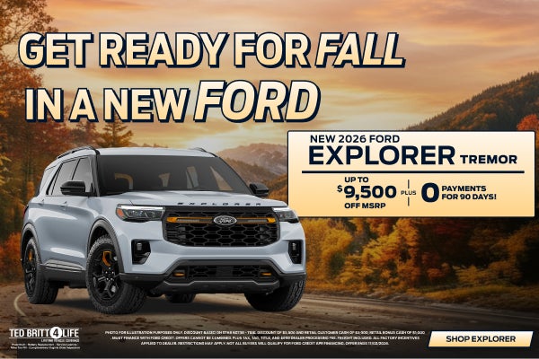 NEW 2026 FORD EXPLORER