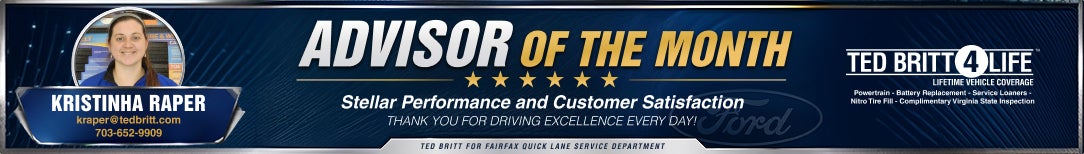 ADVISOR OF THE MONTH