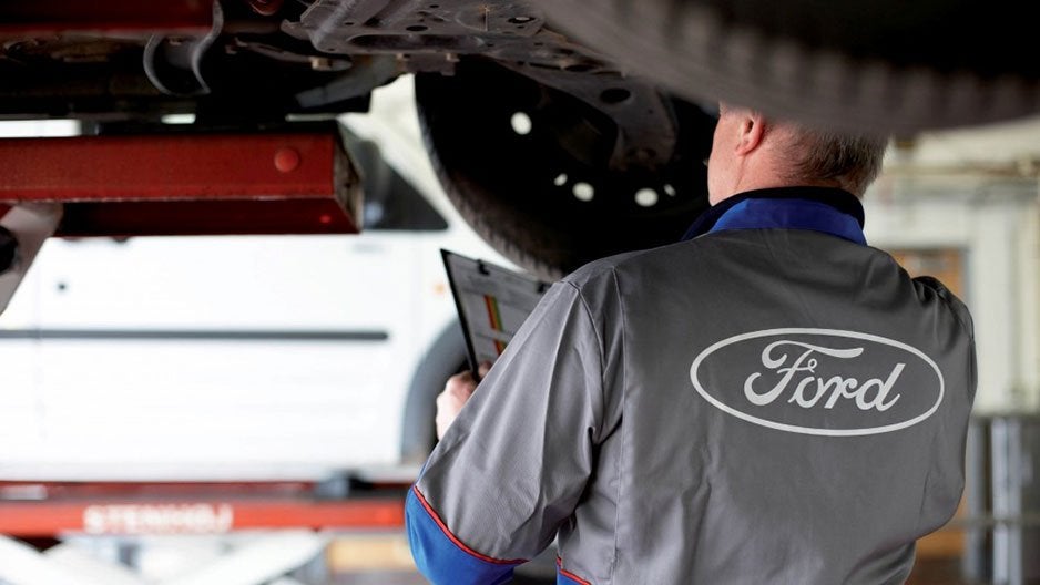 Ted Britt Fairfax Ford service department and parts department