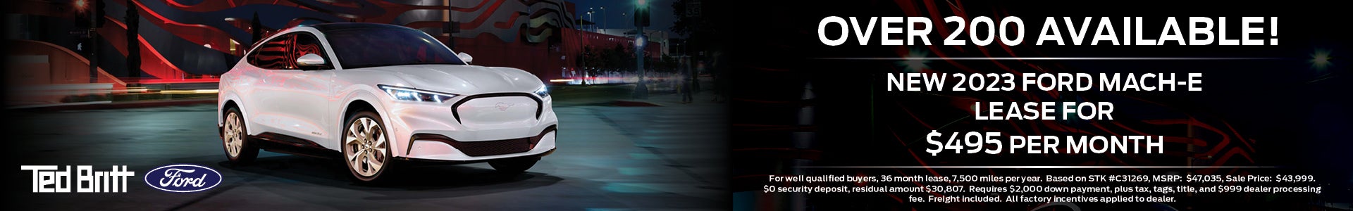 New 2023 Ford Mach-E